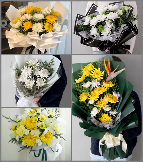 山东烟台福山区大季家街道白事花束代送